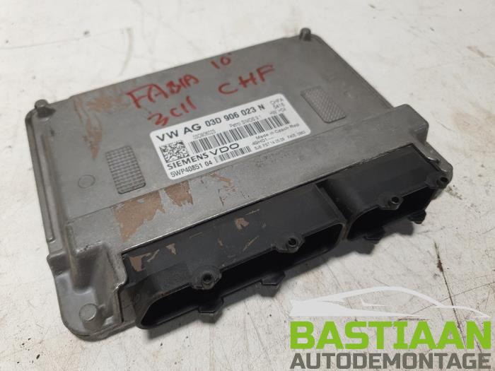 Used Engine management computer Skoda Fabia II (5J) 1.2i Price € 49,95 Margin scheme offered by Bastiaan Autodemontage