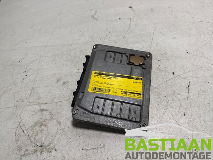 Used Engine management computer Volkswagen Polo V (6R) 1.2 12V BlueMotion Technology Price € 80,00 Margin scheme offered by Bastiaan Autodemontage
