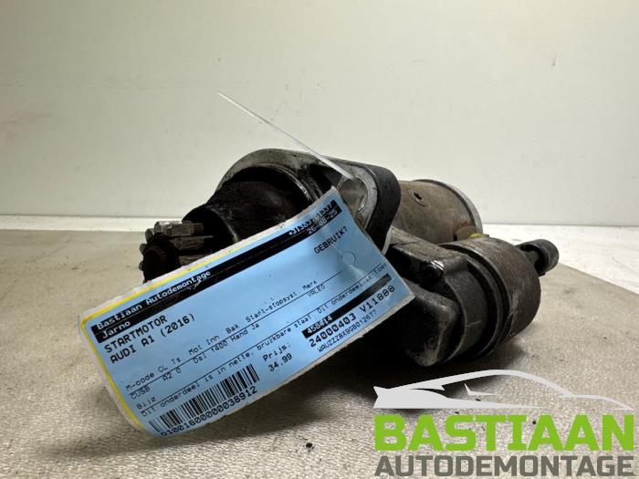 Anlasser Audi A1 (8X1/8XK), 2010 / 2018 1.4 TDI Ultra 12V, Fließheck, 2-tr, Diesel, 1.422cc, 66kW (90pk), FWD, CUSB, 2014-11 / 2018-10, 8X1; 8XK (Gebraucht)