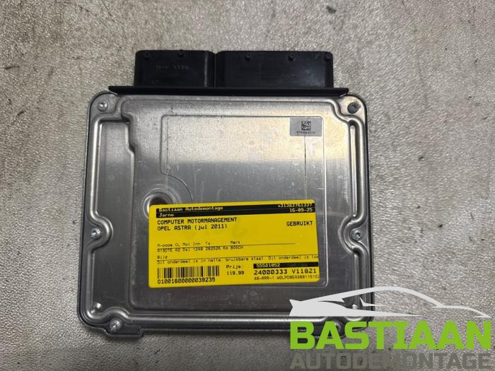 Used Engine management computer Opel Astra J Sports Tourer (PD8/PE8/PF8) 1.3 CDTI 16V ecoFlex Price € 119,99 Margin scheme offered by Bastiaan Autodemontage