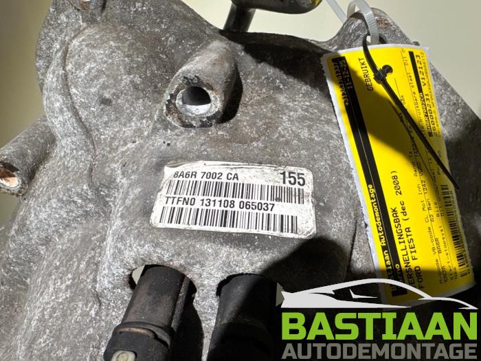 Używane Skrzynia biegów Ford Fiesta 6 (JA8) 1.25 16V Cena € 299,95 Procedura marży oferowane przez Bastiaan Autodemontage