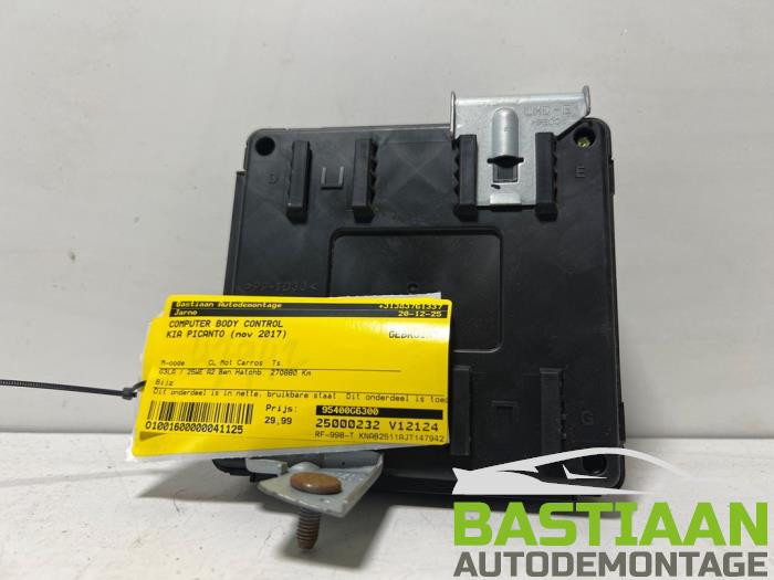 Used Body control computer Kia Picanto (JA) 1.0 12V Price € 29,99 Margin scheme offered by Bastiaan Autodemontage