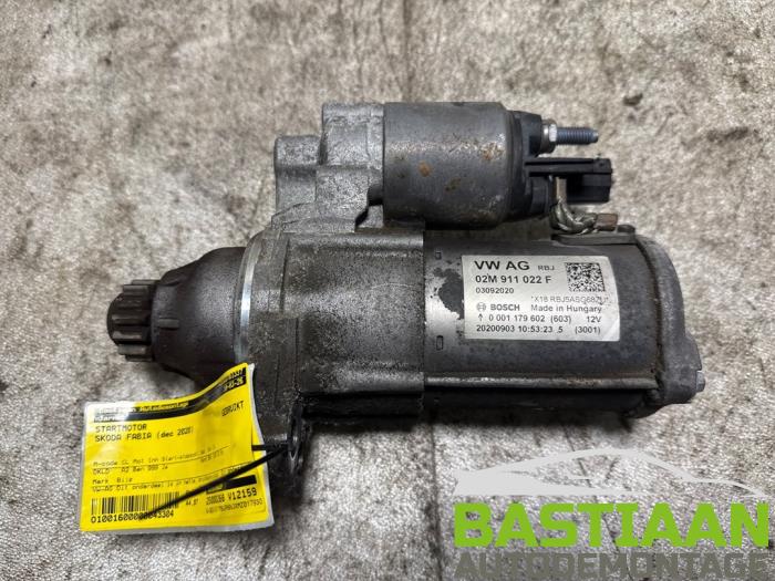 Used Starter Skoda Fabia III Combi (NJ5) 1.0 TSI 12V Price € 44,97 Margin scheme offered by Bastiaan Autodemontage