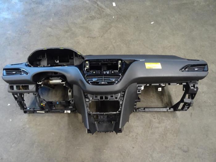 Juego y módulo de airbag de un Peugeot 208 I (CA/CC/CK/CL) 1.0 Vti 12V PureTech 2013