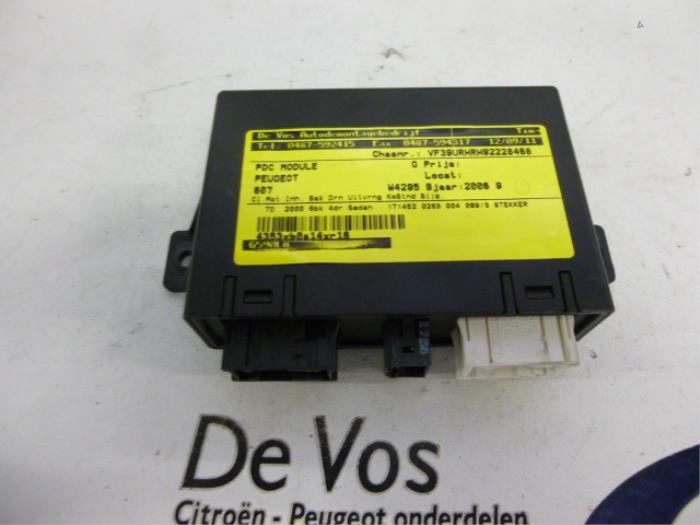 Begagnade PDC-modul Peugeot 607 (9D/U) 2.0 HDiF 16V Pris € 70,00 Marginaltabell erbjuds av De Vos Onderdelen