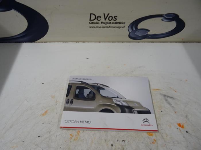 Używane Instrukcja Citroen Nemo Cena € 15,00 Procedura marży oferowane przez De Vos Onderdelen