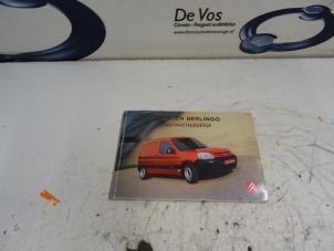 Gebrauchte Betriebsanleitung Citroen Berlingo 1.9 D Preis € 10,00 Margenregelung angeboten von De Vos Autodemontagebedrijf