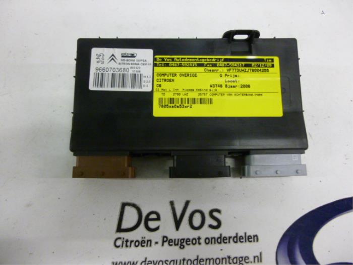 Used Computer, miscellaneous Citroen C6 (TD) 2.7 HDiF V6 24V Price € 115,00 Margin scheme offered by De Vos Onderdelen