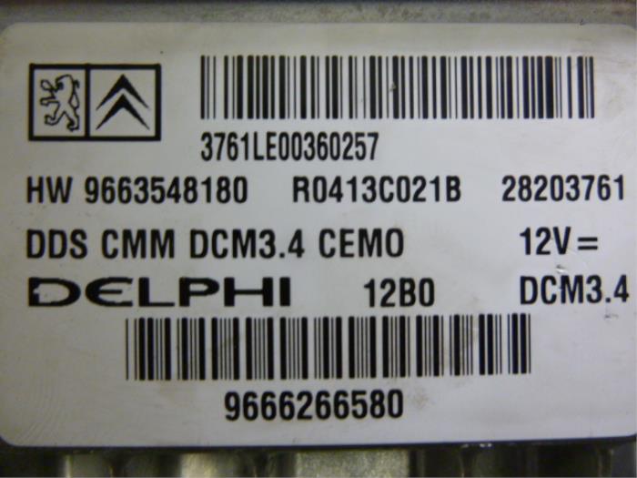 Used Engine management computer Citroen C5 Price € 350,00 Margin scheme offered by De Vos Onderdelen