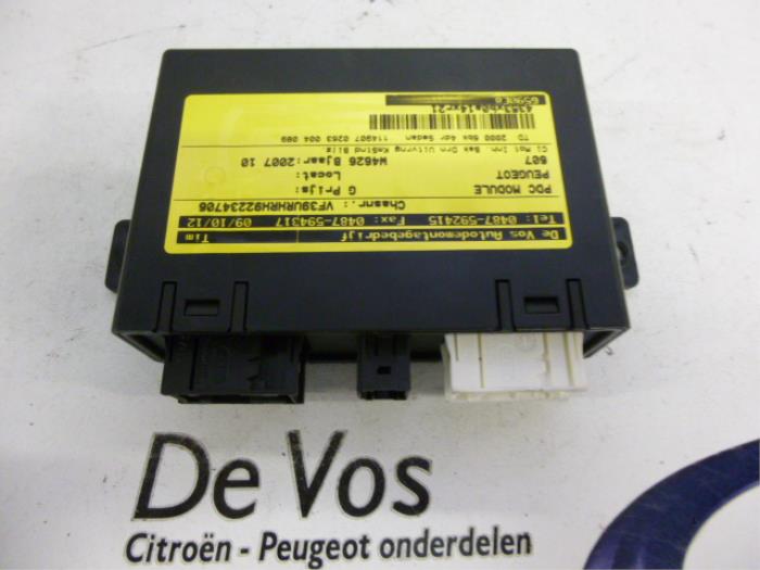 Usagé Module PDC Peugeot 607 (9D/U) 2.0 HDiF 16V Prix € 70,00 Règlement à la marge proposé par De Vos Onderdelen