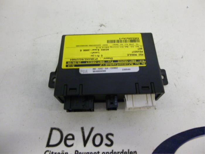Usagé Module PDC Peugeot 607 (9D/U) 2.7 HDi V6 24V Prix € 70,00 Règlement à la marge proposé par De Vos Onderdelen