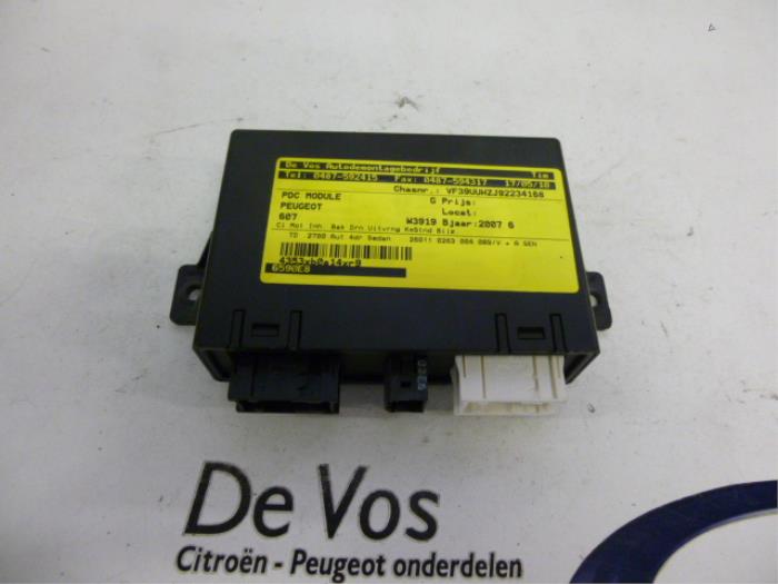 Usagé Module PDC Peugeot 607 (9D/U) 2.7 HDi V6 24V Prix € 70,00 Règlement à la marge proposé par De Vos Onderdelen