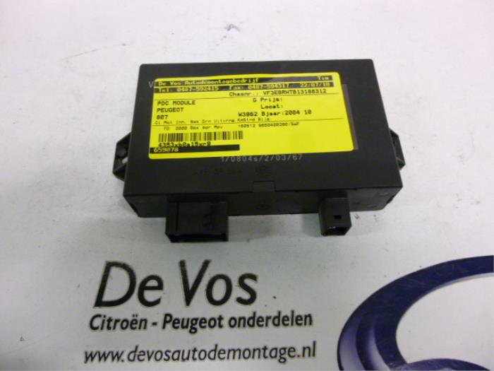 Usados Módulo PDC Peugeot 807 2.0 HDi 16V Precio € 70,00 Norma de margen ofrecido por De Vos Onderdelen