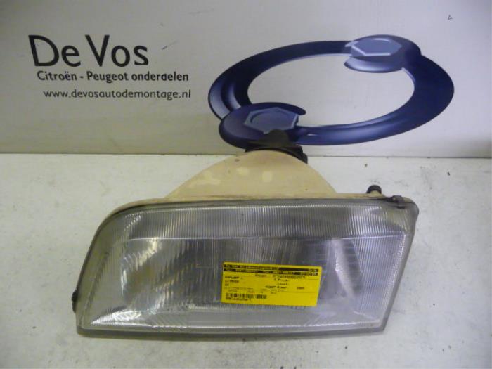 Headlight, left from a Citroën ZX 1.9 D Reflex,Avantage 1995