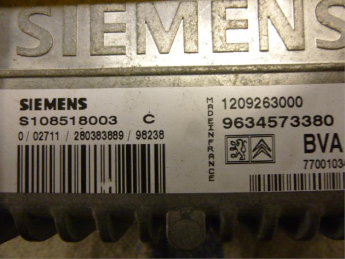 Automatic gearbox computer from a Peugeot 406 Break (8E/F) 1.8 16V 1999