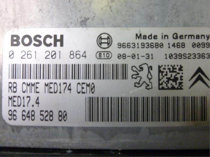 Used Engine management computer Peugeot 207/207+ (WA/WC/WM) 1.6 16V RC Turbo Price € 350,00 Margin scheme offered by De Vos Onderdelen
