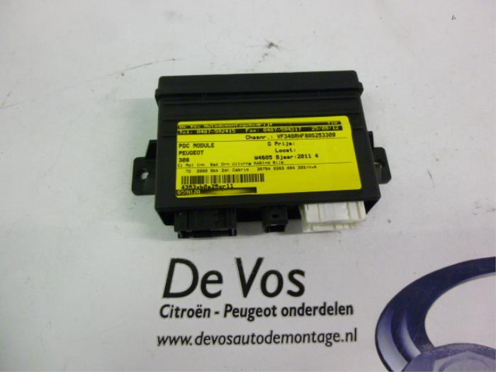 Begagnade PDC-modul Peugeot 308 CC (4B) 2.0 HDi 16V Euro 5 FAP Pris € 70,00 Marginaltabell erbjuds av De Vos Onderdelen