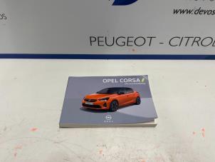 Usagé Livret d'instructions Opel Corsa F (UB/UH/UP) 1.2 12V 75 Prix € 25,00 Règlement à la marge proposé par De Vos Autodemontagebedrijf