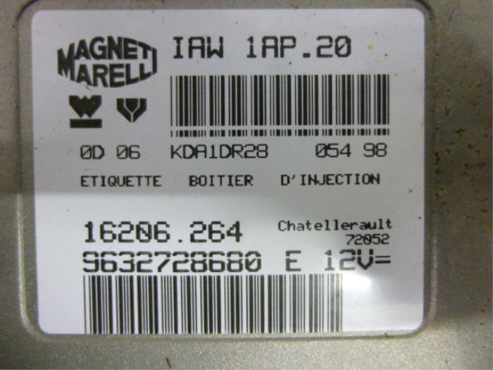 Used Engine management computer Citroen Xantia (X2/X7) 1.8i Price € 160,00 Margin scheme offered by De Vos Onderdelen