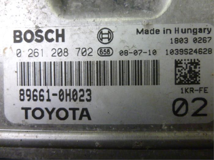 Used Engine management computer Peugeot 107 1.0 12V Price € 250,00 Margin scheme offered by De Vos Onderdelen