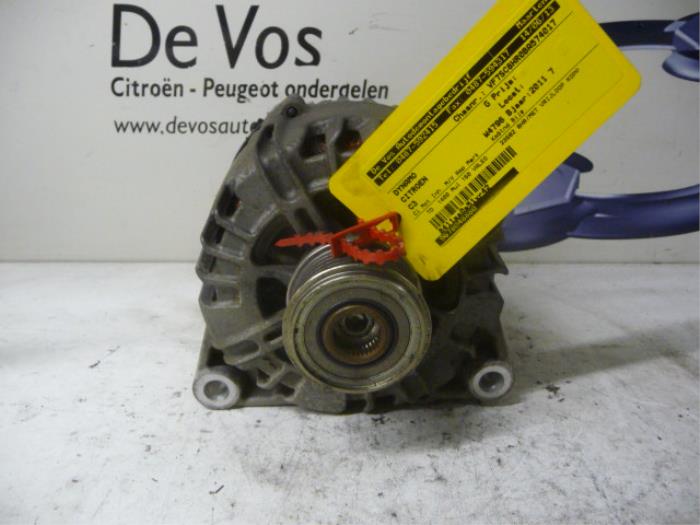 Gebrauchte Dynamo Citroen C3 (SC) 1.4 HDi Preis € 100,00 Margenregelung angeboten von De Vos Onderdelen