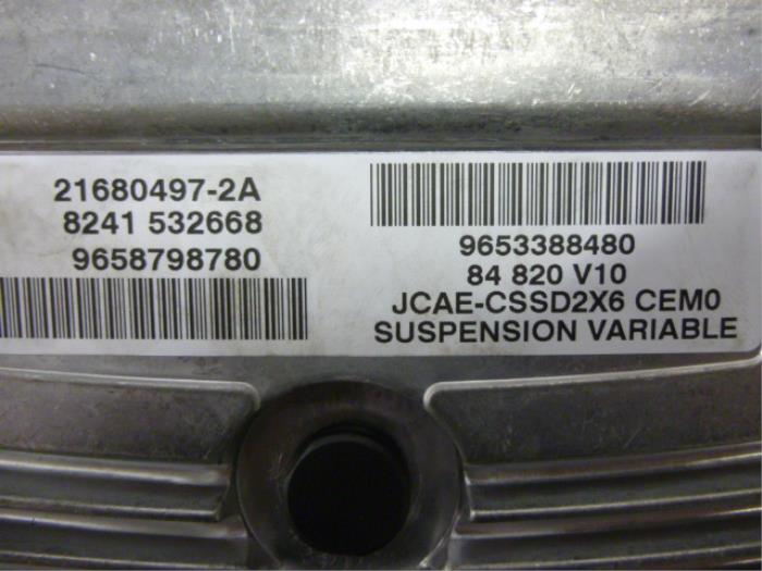 Suspension computer from a Peugeot 407 (6C/J) 2.7 HDi V6 24V 2009