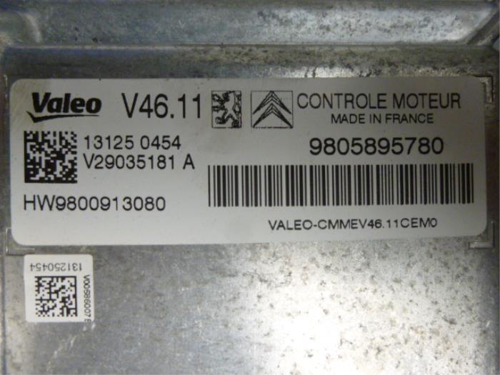 Used Engine management computer Peugeot 2008 (CU) 1.2 Vti 12V PureTech 82 Price € 350,00 Margin scheme offered by De Vos Onderdelen