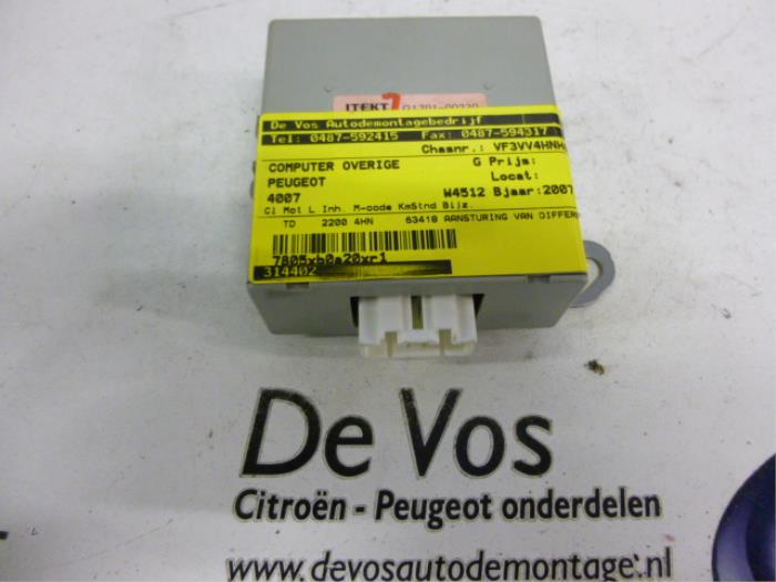 Used Computer, miscellaneous Peugeot 4007 (VU/VV) 2.2 HDiF 16V Price € 160,00 Margin scheme offered by De Vos Onderdelen