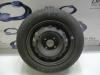 Wheel + tyre from a Peugeot 206 (2A/C/H/J/S), 1998 / 2012 1.4 XR,XS,XT,Gentry, Hatchback, Petrol, 1.360cc, 55kW (75pk), FWD, TU3JP; KFW, 2000-08 / 2005-03, 2CKFW; 2AKFW 2001
