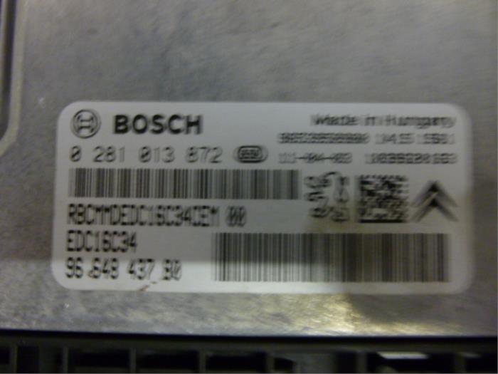 Used Engine management computer Citroen Berlingo 1.6 Hdi 75 Price € 350,00 Margin scheme offered by De Vos Onderdelen