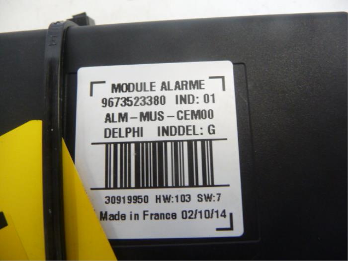Alarm module from a Peugeot 308 2014