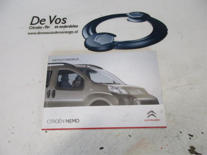 Używane Instrukcja Citroen Nemo Combi (AJ) Cena € 15,00 Procedura marży oferowane przez De Vos Onderdelen
