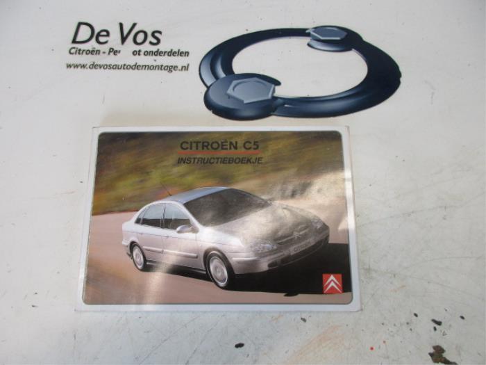 Używane Instrukcja Citroen C5 I Berline (DC) Cena € 15,00 Procedura marży oferowane przez De Vos Onderdelen