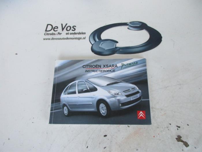 Używane Instrukcja Citroen Xsara Picasso (CH) 1.8 16V Cena € 10,00 Procedura marży oferowane przez De Vos Onderdelen