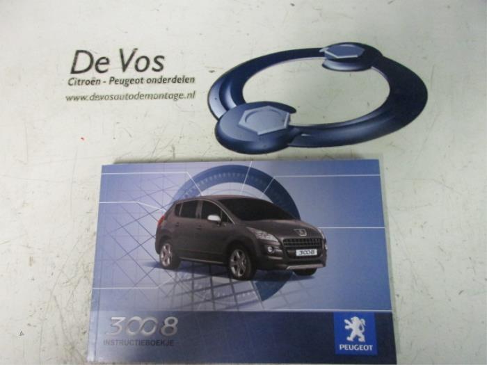 Instruction Booklet from a Peugeot 3008 2008