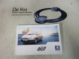 Used Instruction Booklet Peugeot 807 Price € 15,00 Margin scheme offered by De Vos Autodemontagebedrijf