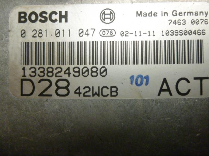 Used Engine management computer Peugeot Boxer Price € 250,00 Margin scheme offered by De Vos Onderdelen