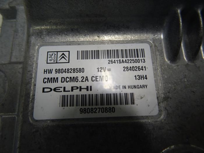 Calculateur moteur d'un Peugeot 508 2014