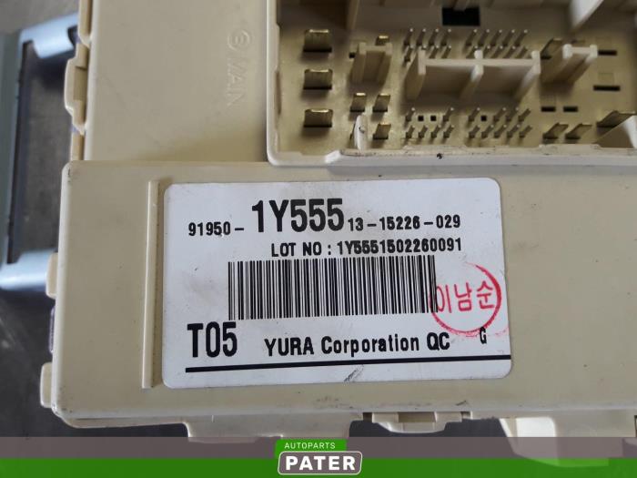 Boîte à fusibles Kia Picanto 1.0 12V 919501Y555 YURA