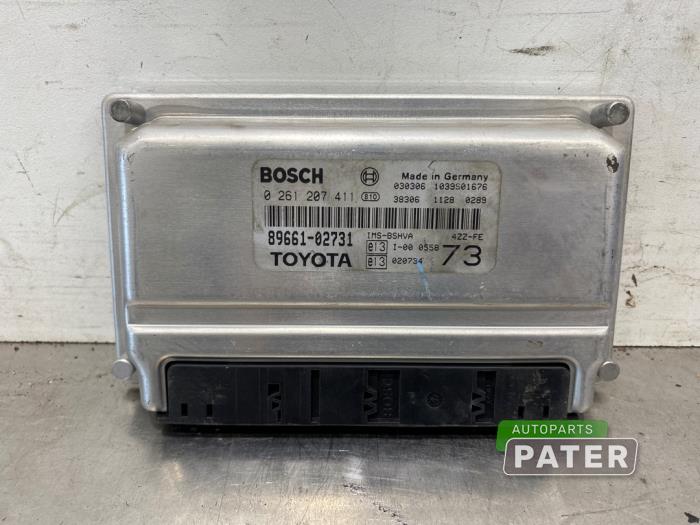 Used Engine management computer Toyota Corolla (E12) 1.4 16V VVT-i Price € 42,00 Margin scheme offered by Autoparts Pater