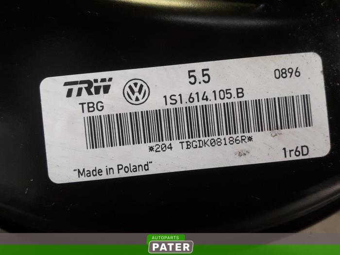 Assistant de freinage d'un Volkswagen Up! (121) 1.0 12V 60 2017