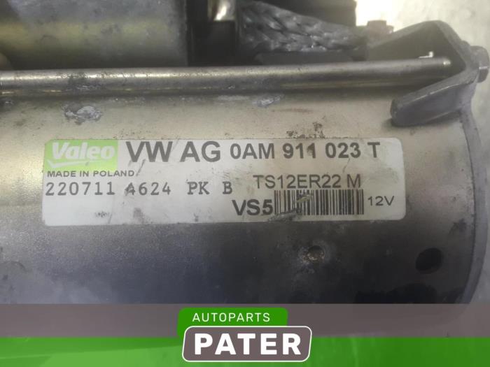 Begagnade Startmotor Volkswagen Polo V (6R) 1.4 16V Pris € 26,25 Marginaltabell erbjuds av Autoparts Pater