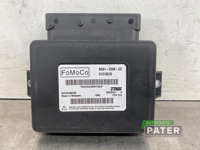 Używane Modul hamulca postojowego Volvo V70 (BW) 1.6 DRIVe 16V Cena € 26,25 Procedura marży oferowane przez Autoparts Pater