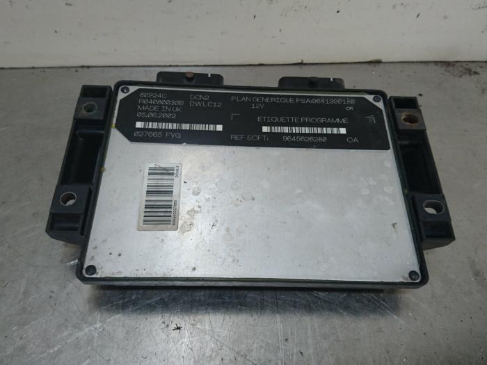 Used Engine management computer Peugeot 206 (2A/C/H/J/S) 1.9 D Price € 42,00 Margin scheme offered by Autoparts Pater