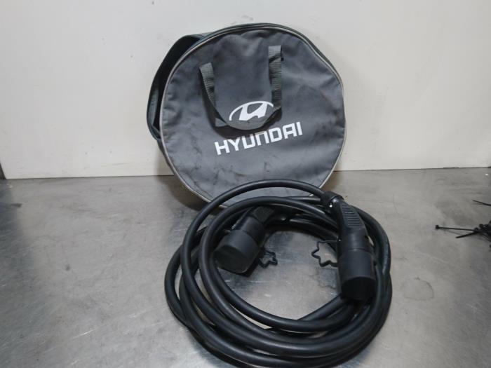 Cable de carga híbrido de un Hyundai Ioniq Electric 2018
