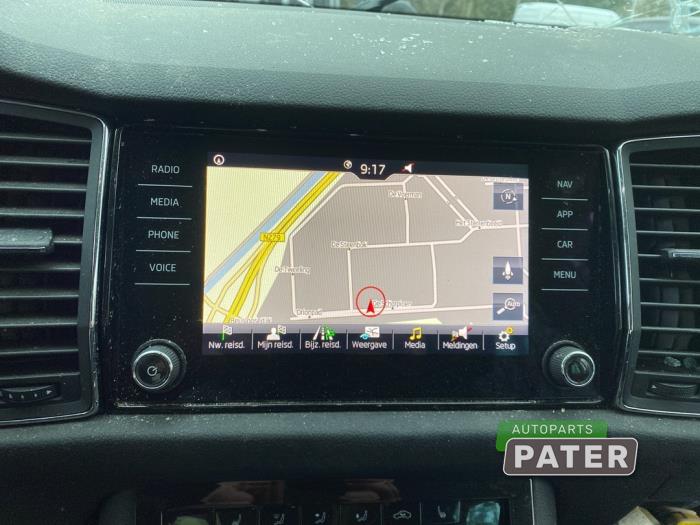 Używane System nawigacji Skoda Kodiaq 1.4 TSI 16V Cena € 472,50 Procedura marży oferowane przez Autoparts Pater