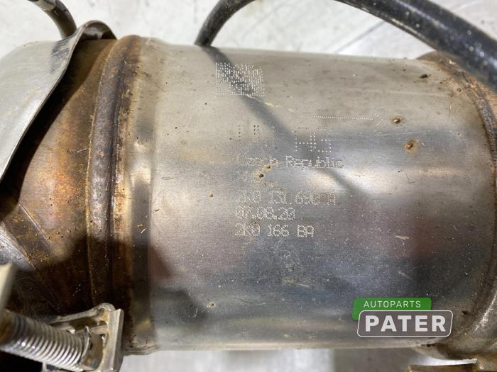 Catalytic converter Volkswagen Caddy IV 1.4 TGI BlueMotion