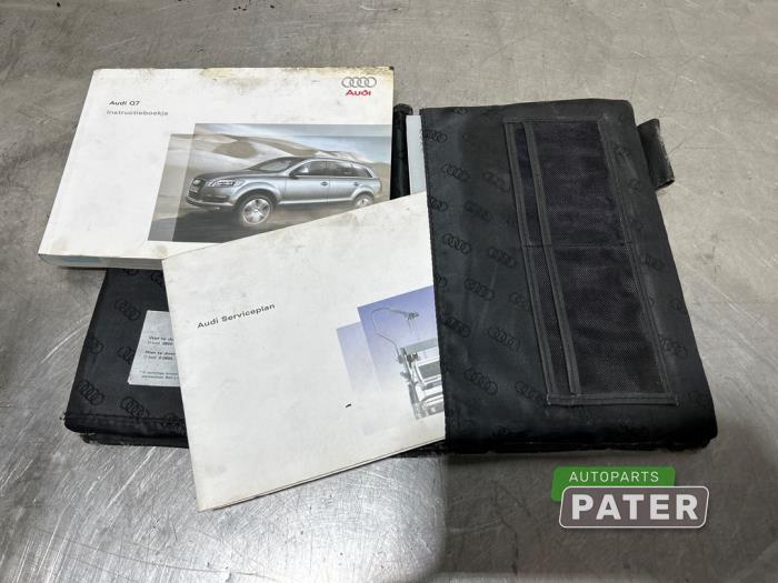 Używane Instrukcja Audi Q7 (4LB) 3.0 TDI V6 24V Cena € 21,00 Procedura marży oferowane przez Autoparts Pater