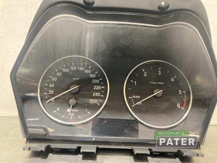 Odometer KM from a BMW 1 serie (F20) 118d 2.0 16V 2012