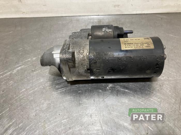 Gebrauchte Anlasser Mercedes GLC (X253) 2.2 220d 16V BlueTEC 4-Matic Preis € 42,00 Margenregelung angeboten von Autoparts Pater